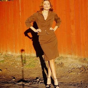 1940s VINTAGE DIOR STYLE SKIRT SUIT SET - BETTI JEAN